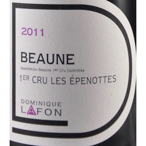 Wine DOMINIQUE LAFON BEAUNE 'LES EPENOTTES' 1ER CRU 2011 Wine DOMINIQUE LAFON BEAUNE 'LES EPENOTTES' 1ER CRU 2011