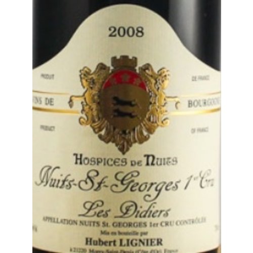 Wine HUBERT LIGNIER NUITS-SAINT-GEORGES 'LES DIDIERS' 1ER CRU 2011 1.5L Wine HUBERT LIGNIER NUITS-SAINT-GEORGES 'LES DIDIERS' 1ER CRU 2011 1.5L