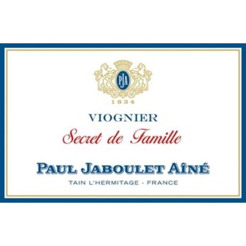 Wine PAUL JABOULET VIOGNIER 'SECRET DE FAMILLE' 2017 Wine PAUL JABOULET VIOGNIER 'SECRET DE FAMILLE' 2017