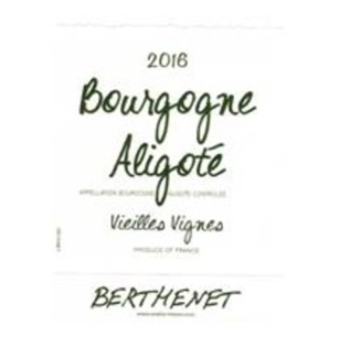 Wine DOMAINE BERTHENET ALiGOTE VIELLES VIGNES 2016 Wine DOMAINE BERTHENET ALiGOTE VIELLES VIGNES 2016