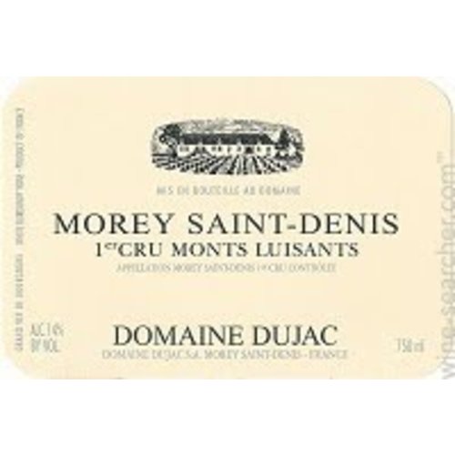 Wine DOMAINE DUJAC MOREY-SAINT-DENIS 1ER CRU MONTS LUISANTS 2016 Wine DOMAINE DUJAC MOREY-SAINT-DENIS 1ER CRU MONTS LUISANTS 2016