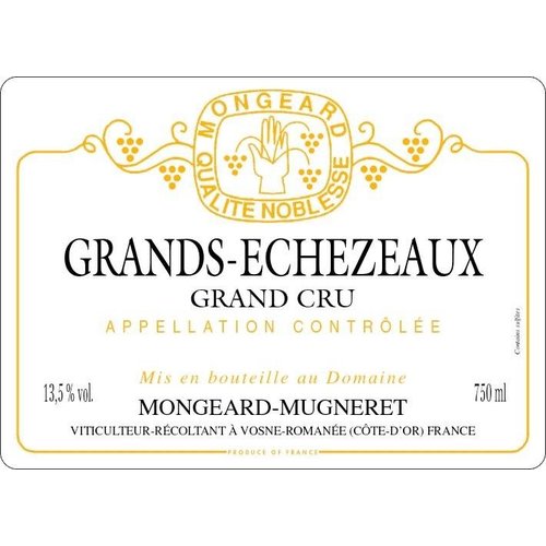 Wine MONGEARD-MUGNERET GRANDS ECHEZEAUX GRAND CRU 2005 Wine MONGEARD-MUGNERET GRANDS ECHEZEAUX GRAND CRU 2005