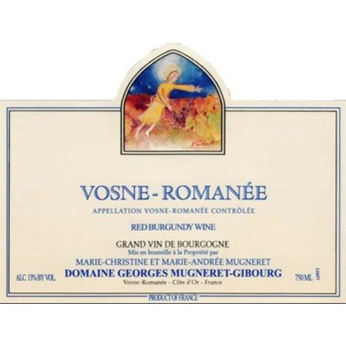 Wine GEORGES MUGNERET-GIBOURG VOSNE-ROMANEE 2016 Wine GEORGES MUGNERET-GIBOURG VOSNE-ROMANEE 2016