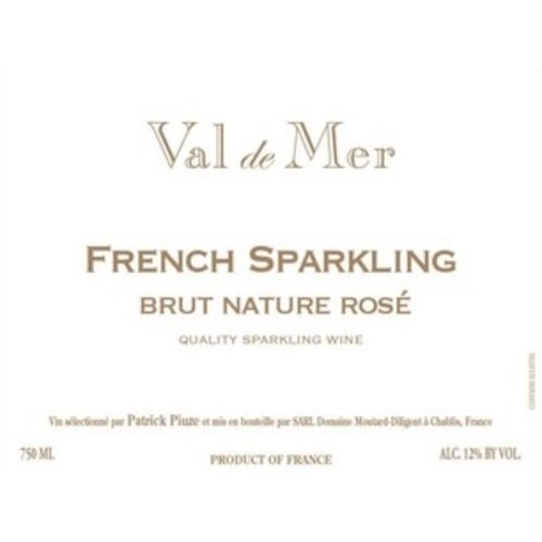 Sparkling VAL DE MER CREMANT DE BOURGOGNE BRUT NATURE ROSE NV Sparkling VAL DE MER CREMANT DE BOURGOGNE BRUT NATURE ROSE NV