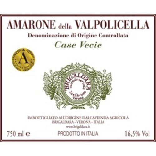 Wine BRIGALDARA AMARONE DELLA VALPOLICELLA ‘CASE VECIE’ 2012 Wine BRIGALDARA AMARONE DELLA VALPOLICELLA ‘CASE VECIE’ 2012