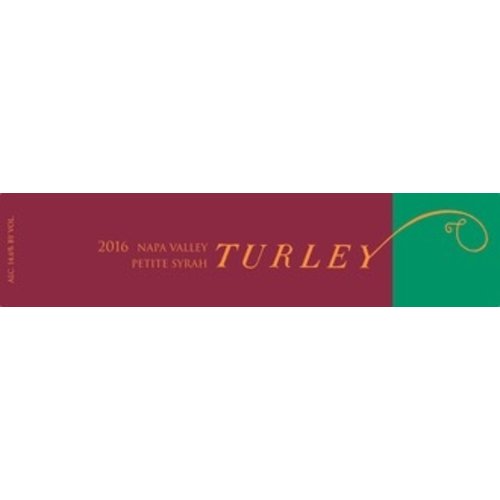 Wine TURLEY NAPA VALLEY PETITE SYRAH 2016 Wine TURLEY NAPA VALLEY PETITE SYRAH 2016