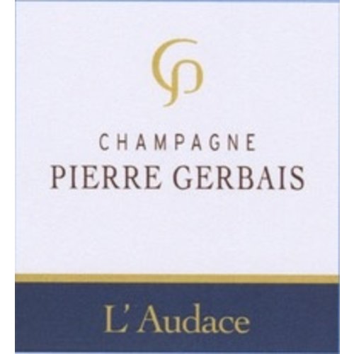 Sparkling PIERRE GERBAIS BRUT NATURE ‘L’AUDACE’ CHAMPAGNE NV Sparkling PIERRE GERBAIS BRUT NATURE ‘L’AUDACE’ CHAMPAGNE NV