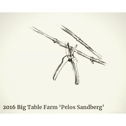 Wine BIG TABLE FARM PELOS SANDBERG VINEYARD PINOT NOIR 2016 Wine BIG TABLE FARM PELOS SANDBERG VINEYARD PINOT NOIR 2016