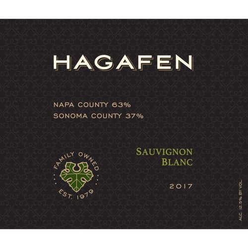 Wine HAGAFEN SAUVIGNON BLANC NAPA 2017 Wine HAGAFEN SAUVIGNON BLANC NAPA 2017