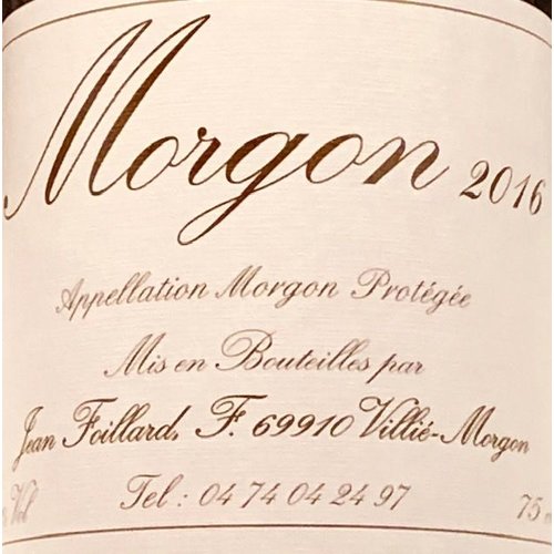 Wine DOMAINE FOILLARD MORGON 2018 Wine DOMAINE FOILLARD MORGON 2018