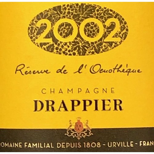 Wine DRAPPIER RESERVE DE L’OENOTHEQUE CHAMPAGNE 2002 Wine DRAPPIER RESERVE DE L’OENOTHEQUE CHAMPAGNE 2002