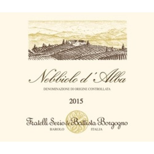 Wine SERIO E BATISTA BORGOGNO NEBBIOLO D’ALBA 2015 Wine SERIO E BATISTA BORGOGNO NEBBIOLO D’ALBA 2015