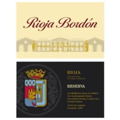Wine FRANCO-ESPANOLAS BORDON RIOJA RESERVA 2011 Wine FRANCO-ESPANOLAS BORDON RIOJA RESERVA 2011