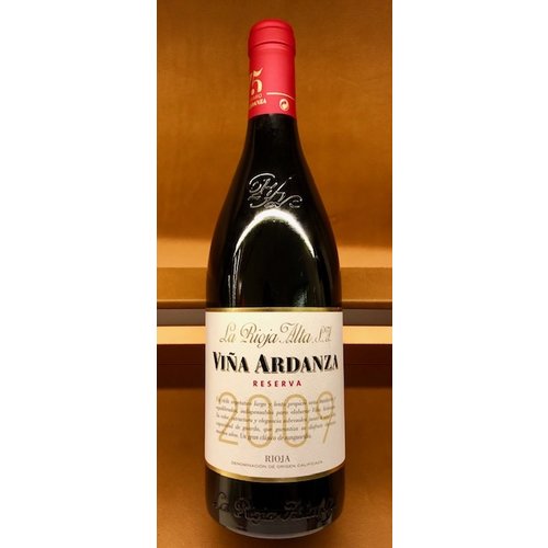 Wine LA RIOJA ALTA VINA ARDANZA RESERVA 2009 Wine LA RIOJA ALTA VINA ARDANZA RESERVA 2009