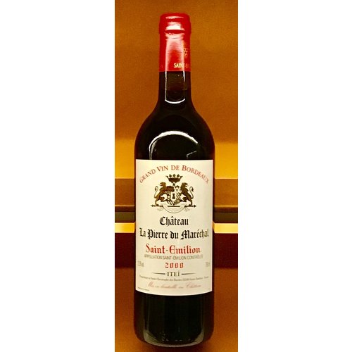 Wine CHATEAU LA PIERRE DU MARECHAL SAINT-EMILION 2000 Wine CHATEAU LA PIERRE DU MARECHAL SAINT-EMILION 2000