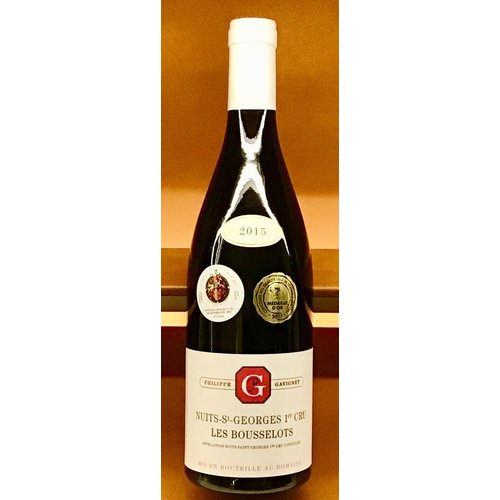 Wine DOMAINE PHILIPPE GAVIGNET “LES BOUSSELOTS” 1er CRU NUITS-ST. GEORGES 2015 Wine DOMAINE PHILIPPE GAVIGNET “LES BOUSSELOTS” 1er CRU NUITS-ST. GEORGES 2015