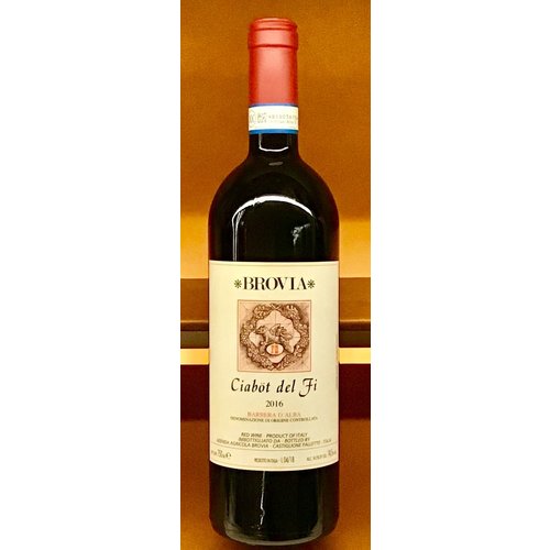 Wine BROVIA BARBERA D’ALBA “CIABOT DEL FI” 2016 Wine BROVIA BARBERA D’ALBA “CIABOT DEL FI” 2016