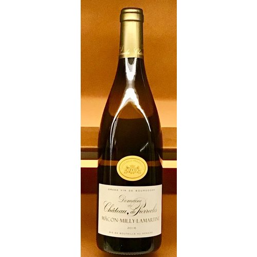 Wine DOMAINE DE CHATEAU DE PIERRECLOS MACON-MILLY-LAMARTINE BLANC 2016 Wine DOMAINE DE CHATEAU DE PIERRECLOS MACON-MILLY-LAMARTINE BLANC 2016