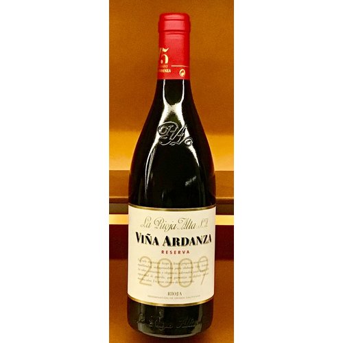 Wine LA RIOJA ALTA VINA ARDANZA RESERVA 2009 Wine LA RIOJA ALTA VINA ARDANZA RESERVA 2009