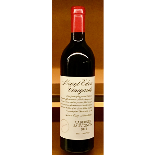 Wine MOUNT EDEN SANTA CRUZ MOUNTAIN CABERNET SAUVIGNON 2014 Wine MOUNT EDEN SANTA CRUZ MOUNTAIN CABERNET SAUVIGNON 2014