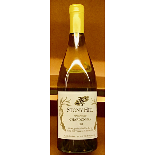 Wine STONY HILL CHARDONNAY 2013 Wine STONY HILL CHARDONNAY 2013