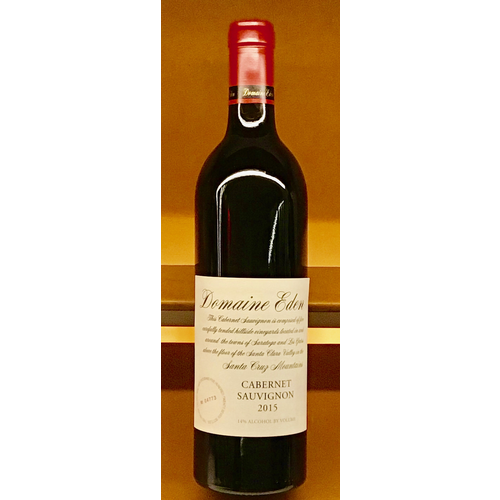 Wine DOMAINE EDEN SANTA CRUZ MOUNTAINS CABERNET SAUVIGNON 2016 Wine DOMAINE EDEN SANTA CRUZ MOUNTAINS CABERNET SAUVIGNON 2016