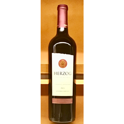 Wine HERZOG CABERNET SAUVIGNON ALEXANDER VALLEY SPECIAL RESERVE 2015 Wine HERZOG CABERNET SAUVIGNON ALEXANDER VALLEY SPECIAL RESERVE 2015