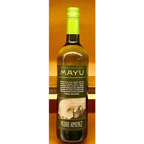 Wine MAYU PEDRO XIMENEZ ‘ELQUI-ANDES’ 2017 Wine MAYU PEDRO XIMENEZ ‘ELQUI-ANDES’ 2017