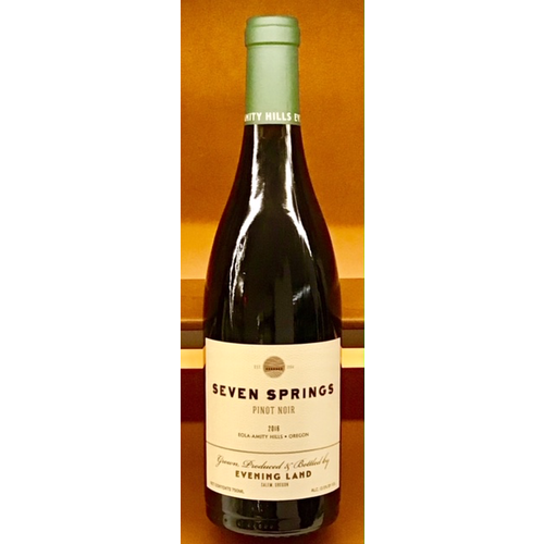 Wine EVENING LAND PINOT NOIR SEVEN SPRINGS VINEYARD 2016 Wine EVENING LAND PINOT NOIR SEVEN SPRINGS VINEYARD 2016