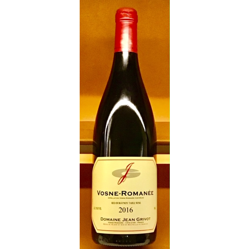 Wine JEAN GRIVOT VOSNE ROMANEE 2016 Wine JEAN GRIVOT VOSNE ROMANEE 2016