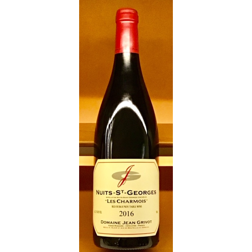Wine JEAN GRIVOT NUITS-SAINT-GEORGES “LES CHARMOIS” 2016 Wine JEAN GRIVOT NUITS-SAINT-GEORGES “LES CHARMOIS” 2016