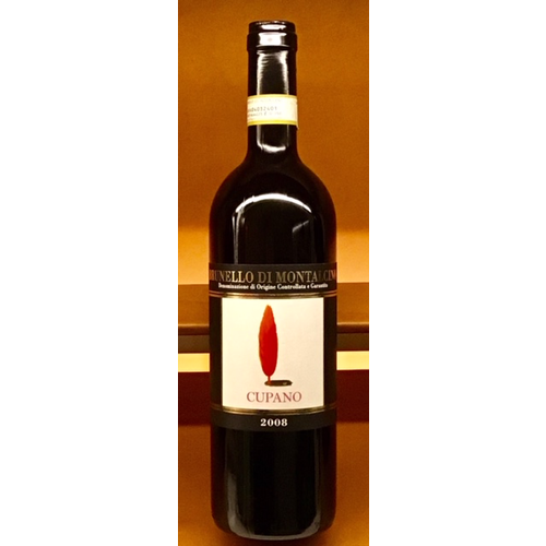 Wine CUPANO BRUNELLO DI MONTALCINO 2008 Wine CUPANO BRUNELLO DI MONTALCINO 2008