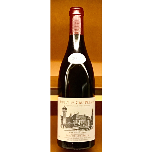 Wine ERIC DE SUREMAIN ‘PREAUX’ RULLY 1ER CRU 2015 Wine ERIC DE SUREMAIN ‘PREAUX’ RULLY 1ER CRU 2015