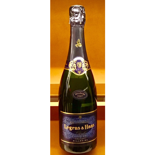 Sparkling LEGRAS & HAAS BRUT BLANC DE BLANCS GRAND CRU CHAMPAGNE 2007 Sparkling LEGRAS & HAAS BRUT BLANC DE BLANCS GRAND CRU CHAMPAGNE 2007