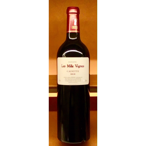 Wine DOMAINE LES MILLE VIGNES FITOU ’CADETTE' 2010 Wine DOMAINE LES MILLE VIGNES FITOU ’CADETTE' 2010