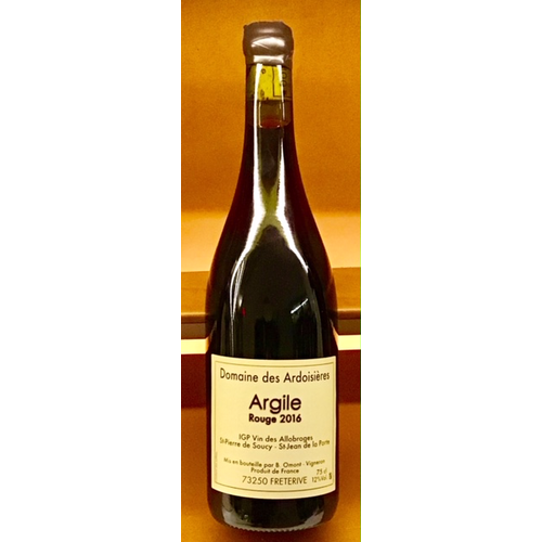 Wine DOMAINE DES ARDOISIERES CUVEE ARGILE ROUGE 2016 Wine DOMAINE DES ARDOISIERES CUVEE ARGILE ROUGE 2016