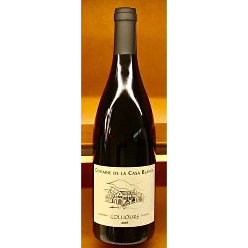Wine DOMAINE DE LA CASA BLANCA COLLIOURE RED 2015 Wine DOMAINE DE LA CASA BLANCA COLLIOURE RED 2015