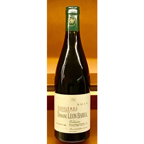 Wine LEON BARRAL 'VALINIERE' FAUGERES 2010 Wine LEON BARRAL 'VALINIERE' FAUGERES 2010