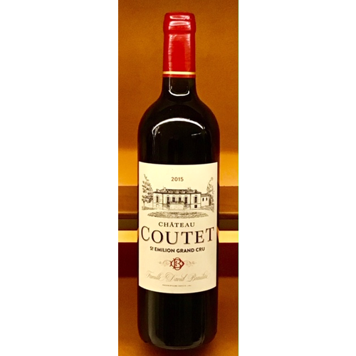 Wine CHATEAU COUTET SAINT EMILLION GRAND CRU 2015 Wine CHATEAU COUTET SAINT EMILLION GRAND CRU 2015