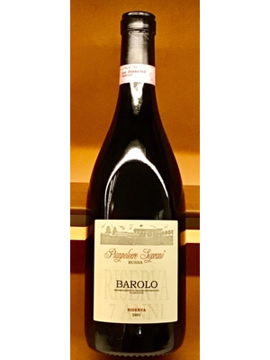 Wine PIANPOLVERE 'SOPRANO BUSSIA' BAROLO RISERVA 2001