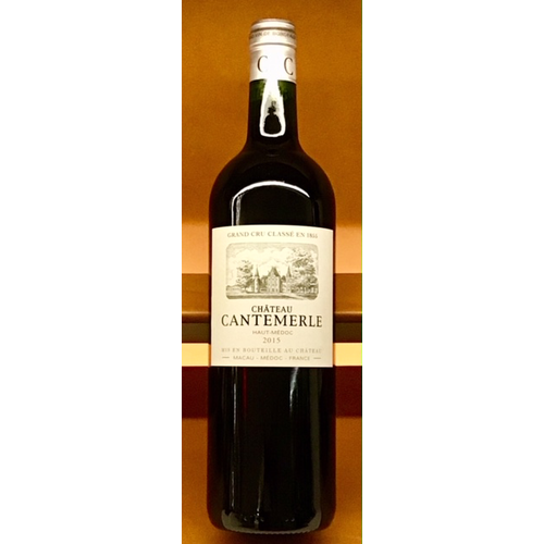 Wine CHATEAU CANTEMERLE HAUT MEDOC 2015 Wine CHATEAU CANTEMERLE HAUT MEDOC 2015