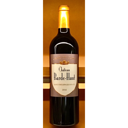 Wine CHATEAU BARDE-HAUT SAINT EMILION GRAND CRU 2016 Wine CHATEAU BARDE-HAUT SAINT EMILION GRAND CRU 2016