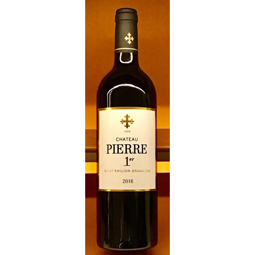 Wine CHATEAU PIERRE 1ER SAINT-EMILION GRAND CRU 2016 Wine CHATEAU PIERRE 1ER SAINT-EMILION GRAND CRU 2016