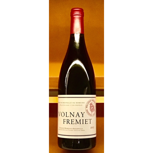 Wine MARQUIS D'ANGERVILLE VOLNAY 'FREMIETS' 1ER CRU 2013 Wine MARQUIS D'ANGERVILLE VOLNAY 'FREMIETS' 1ER CRU 2013