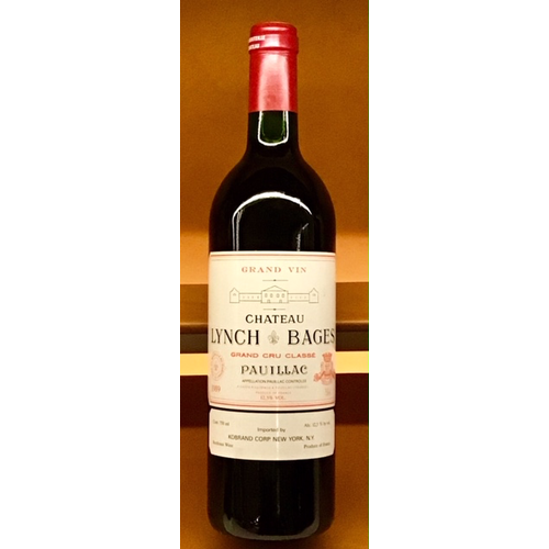 Wine CH LYNCH BAGES 1989 Wine CH LYNCH BAGES 1989