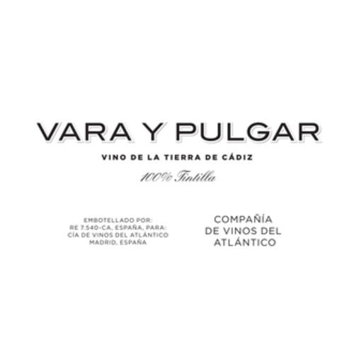 Wine VARA Y PULGAR TINTILLA 2015 Wine VARA Y PULGAR TINTILLA 2015