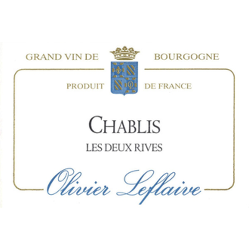 Wine OLIVIER LEFLAIVE CHABLIS ‘LES DEUX RIVES’ 2015 Wine OLIVIER LEFLAIVE CHABLIS ‘LES DEUX RIVES’ 2015