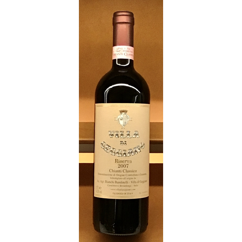 Wine VILLA DE GEGGIANO CHIANTI CLASSICO RESERVA 2007 Wine VILLA DE GEGGIANO CHIANTI CLASSICO RESERVA 2007