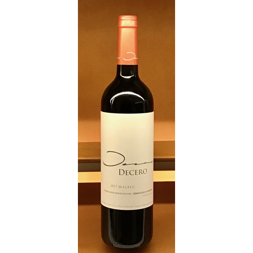 Wine FINCA DECERO ‘REMOLINOS VINEYARD’ MALBEC 2017 Wine FINCA DECERO ‘REMOLINOS VINEYARD’ MALBEC 2017