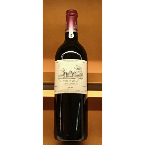 Wine CHATEAU CANTEMERLE 5EME GRAND CRU CLASSE 2000 Wine CHATEAU CANTEMERLE 5EME GRAND CRU CLASSE 2000